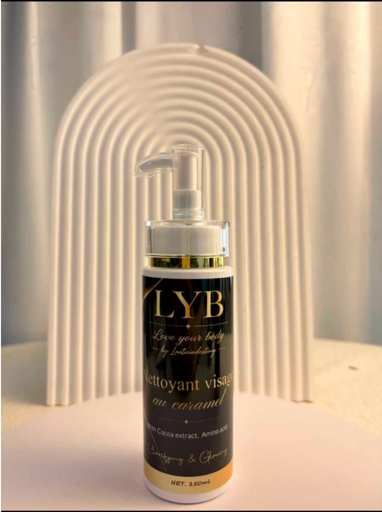 Nettoyant visage au caramel